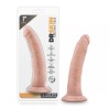 Realistic Dildo Dr.Skin With Suction Cup 17.8cm Nude