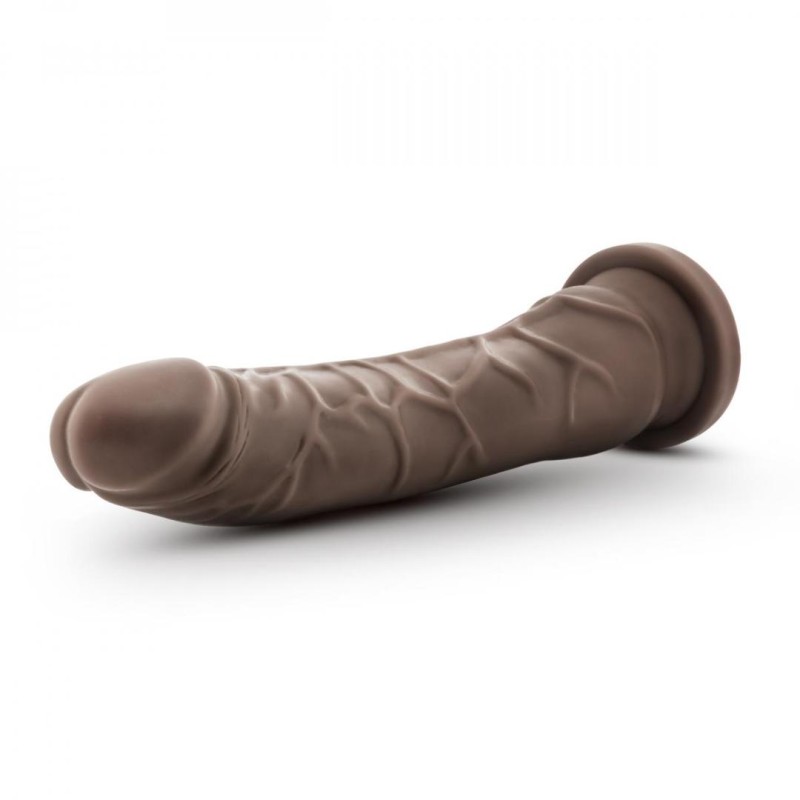Realistic Dildo Dr.Skin With Suction Cup 21.6cm Brown