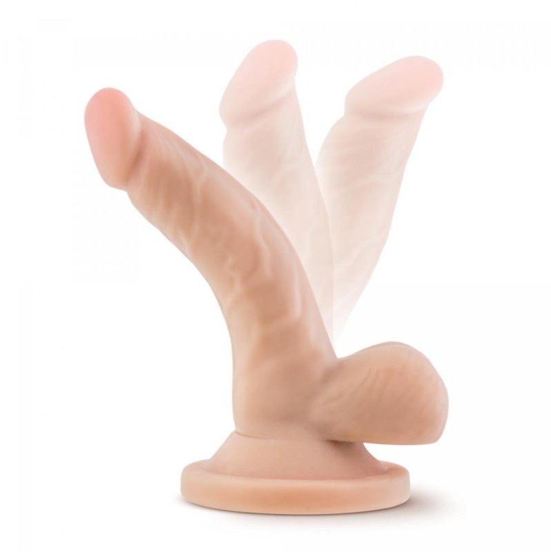 Realistic Dildo Dr.Skin Mini With Suction Cup 10.2cm Nude