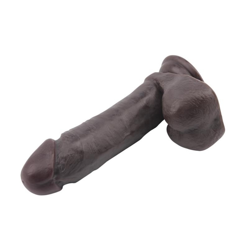 Realistic Dildo Dual Density Fashion Dude 20cm Brown