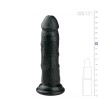 Ρεαλιστικό Dildo Easytoys 15.5cm Μαύρο