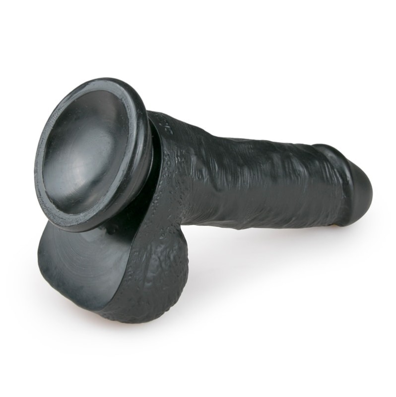 Ρεαλιστικό Dildo Easytoys 15cm Μαύρο