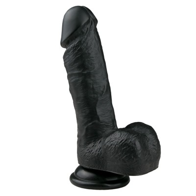 Realistic Dildo Easytoys 17.5cm Black Realistic Dildo Easytoys 17.5cm Black