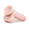 Ρεαλιστικό Dildo Easytoys 17.5cm Μπεζ