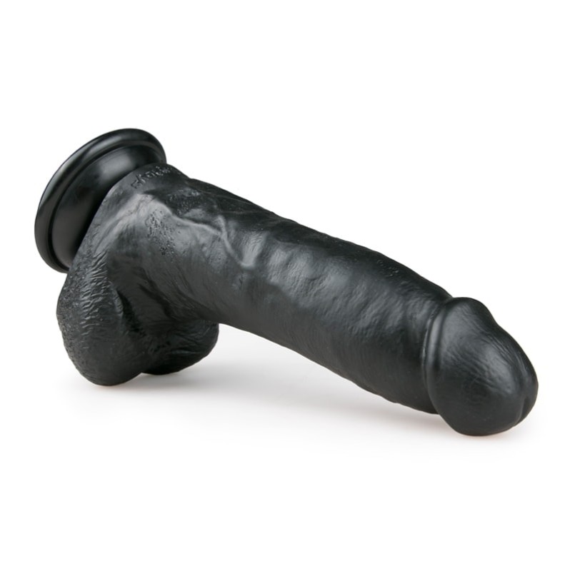 Ρεαλιστικό Dildo Easytoys 20cm Μαύρο