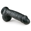 Ρεαλιστικό Dildo Easytoys 22.5cm Μαύρο