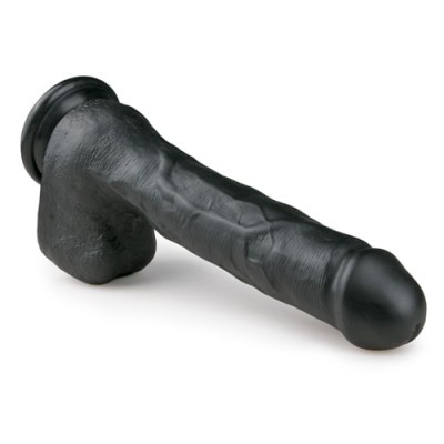 Ρεαλιστικό Dildo Easytoys 29.5cm Μαύρο Ρεαλιστικό Dildo Easytoys 29.5cm Μαύρο