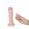 Realistic Dildo Lovetoy Soft Ejaculation 21.6cm Nude