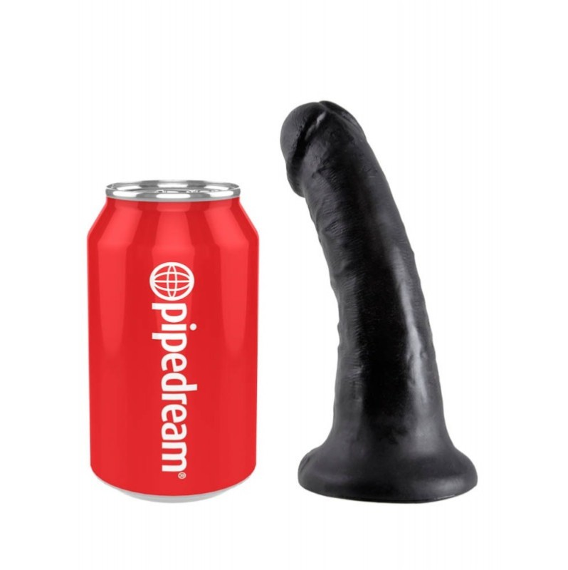 Ρεαλιστικό Dildo King Cock 15cm Μαύρο