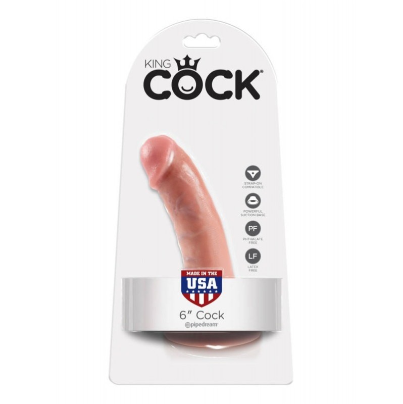 Ρεαλιστικό Dildo King Cock 15cm Μπεζ