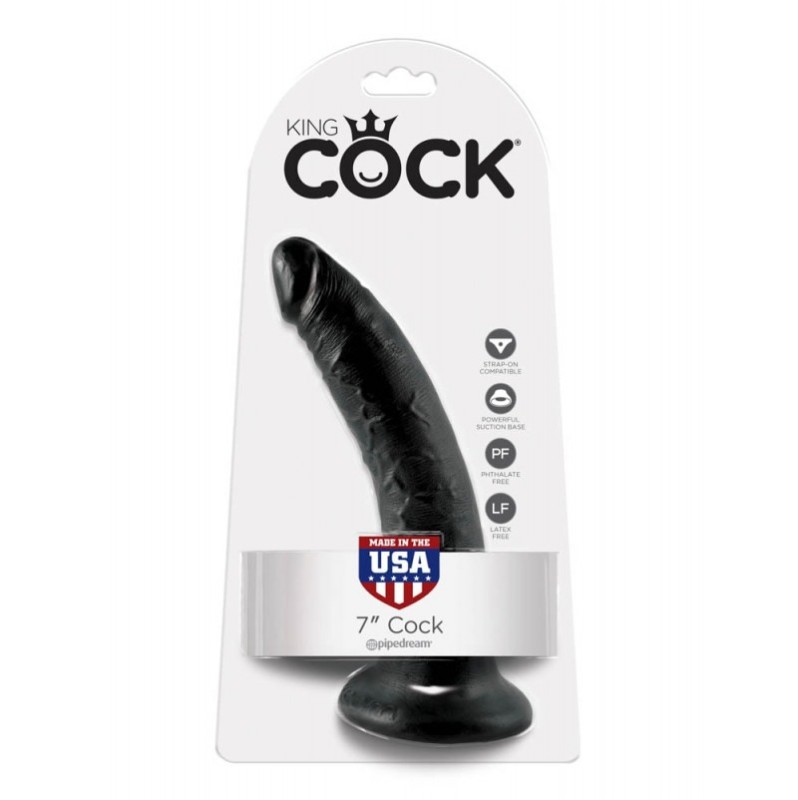 Ρεαλιστικό Dildo King Cock 18cm Μαύρο