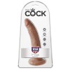 Realistic Dildo King Cock 18cm Tan