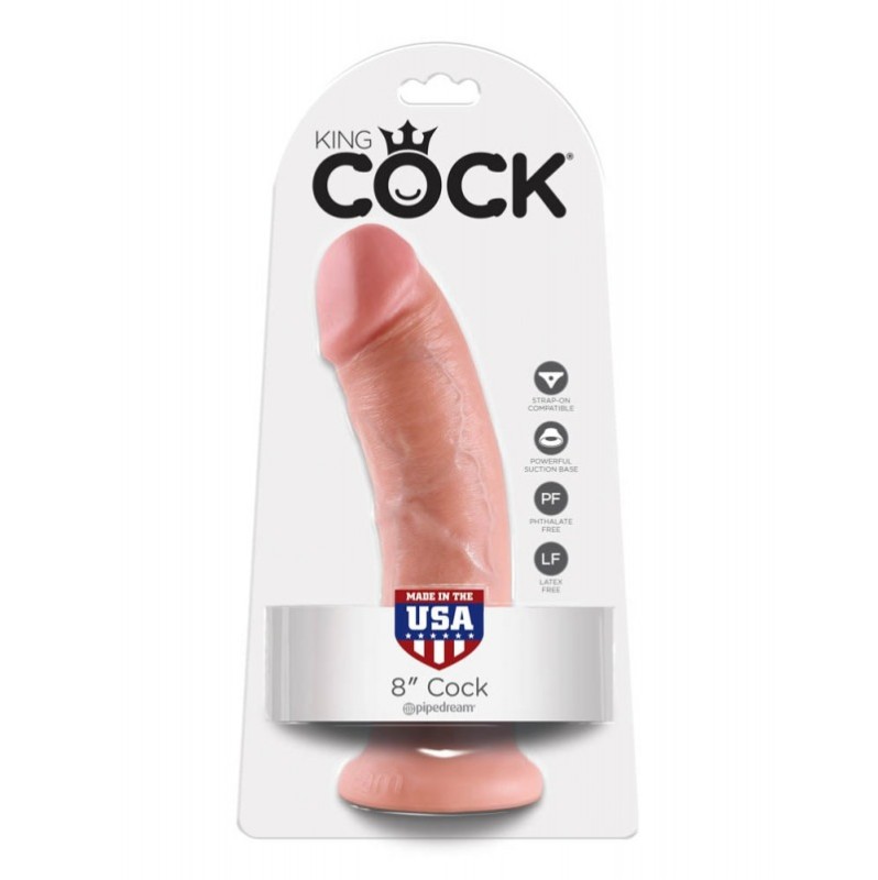 Realistic Dildo King Cock 20cm Nude