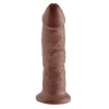 Realistic Dildo King Cock 23cm Brown