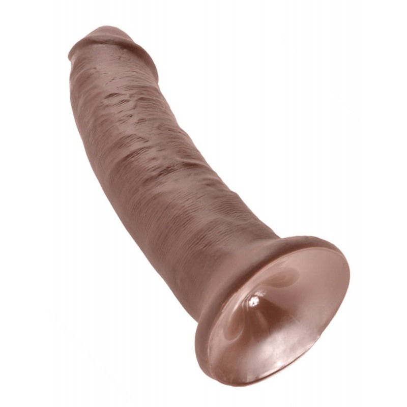 Realistic Dildo King Cock 23cm Brown Realistic Dildo King Cock 23cm Brown
