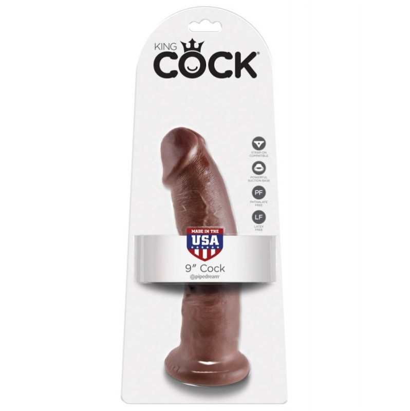 Ρεαλιστικό Dildo King Cock 23cm Καφέ