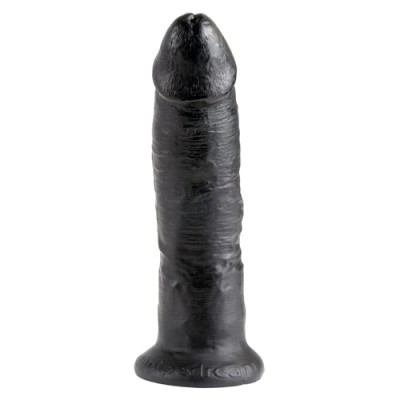 Realistic Dildo King Cock 23cm Black Realistic Dildo King Cock 23cm Black