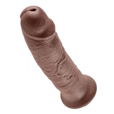 Realistic Dildo King Cock 25.4cm Brown Realistic Dildo King Cock 25.4cm Brown