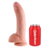 Realistic Dildo King Cock With Balls 23cm Nude Realistic Dildo King Cock With Balls 23cm Nude