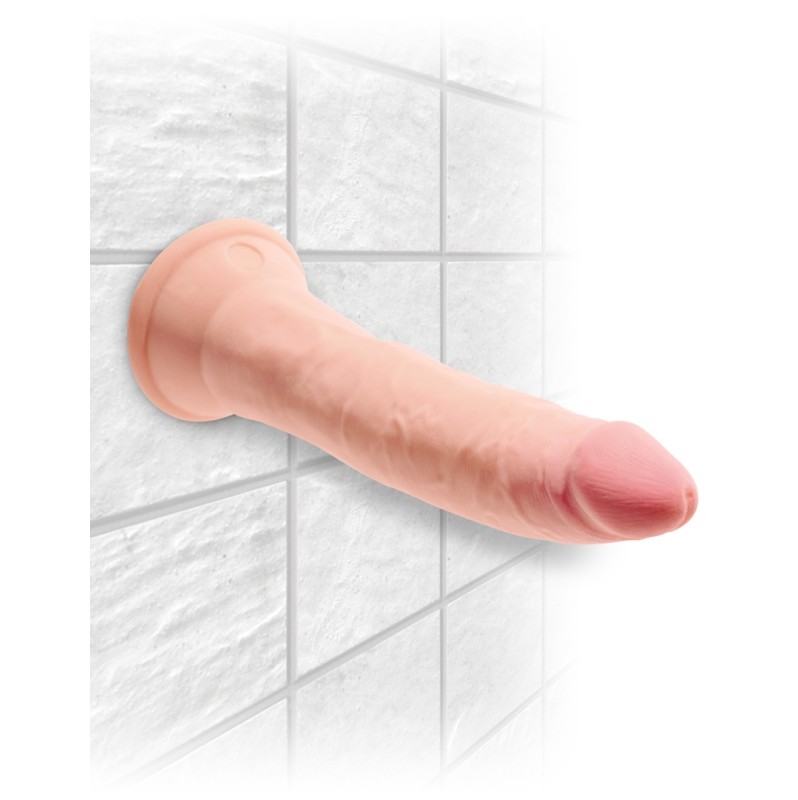 Realistic Dildo King Cock Plus Triple Density Cock 18cm Nude Realistic Dildo King Cock Plus Triple Density Cock 18cm Nude