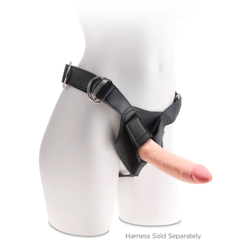 Realistic Dildo King Cock Plus Triple Density Cock 18cm Nude Realistic Dildo King Cock Plus Triple Density Cock 18cm Nude