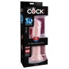 Ρεαλιστικό Dildo King Cock Plus Triple Density Cock 20.3cm Μπεζ