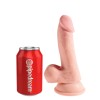 Ρεαλιστικό Dildo King Cock Plus Triple Density Cock Με Όρχεις 17cm Μπεζ