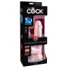 Ρεαλιστικό Dildo King Cock Plus Triple Density Cock Με Όρχεις 19.5cm Μπεζ