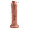 Ρεαλιστικό Dildo King Cock Uncut Χωρίς Περιτομή 18cm Μπρονζέ