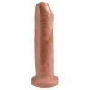 Ρεαλιστικό Dildo King Cock Uncut Χωρίς Περιτομή 18cm Μπρονζέ