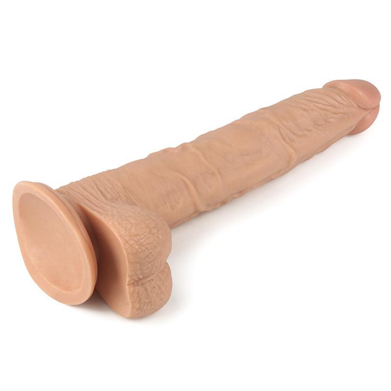 Ρεαλιστικό Dildo Lovetoy Real Extreme 24cm Μπεζ Ρεαλιστικό Dildo Lovetoy Real Extreme 24cm Μπεζ