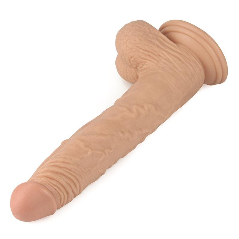 Ρεαλιστικό Dildo Lovetoy Real Extreme 24cm Μπεζ Ρεαλιστικό Dildo Lovetoy Real Extreme 24cm Μπεζ