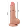 Realistic Dildo Lovetoy Skinlike Soft Dong 21cm Nude