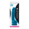 Ρεαλιστικό Dildo Nsnovelties Colours Dual Density 18cm Μπλε