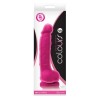 Realistic Dildo Nsnovelties Colours Dual Density 18cm Pink Realistic Dildo Nsnovelties Colours Dual Density 18cm Pink