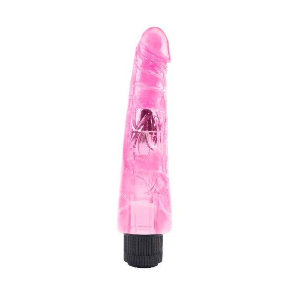 Realistic Vibrator Chisa Hi-Rubber 22.3cm Pink