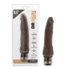 Realistic Vibrator Dr.Skin 7 20cm Chocolate