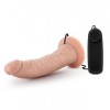 Realistic Vibrator Dr.Skin Dr.Dave With Suction Cup 17.8cm Nude