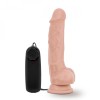 Realistic Vibrator Dr.Skin Dr.Tim With Suction Cup 19cm Nude