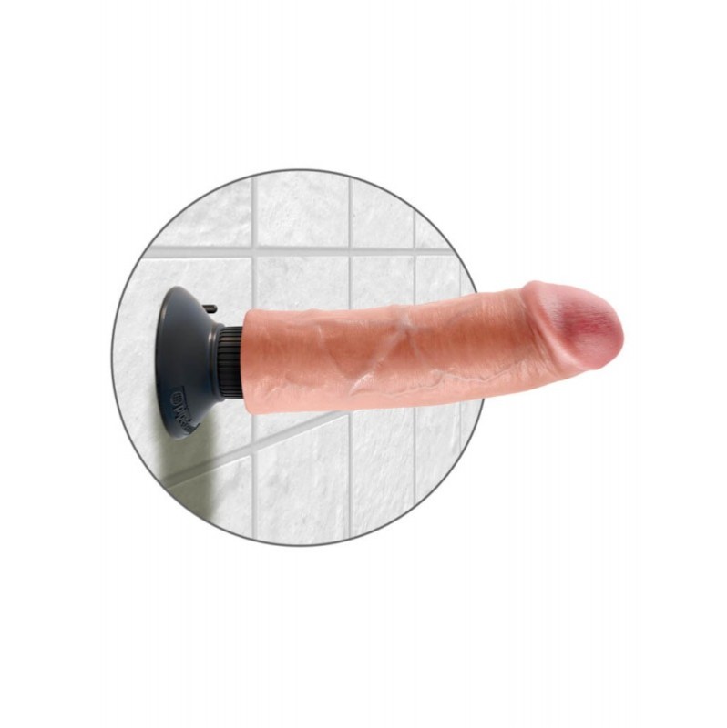 Realistic Vibrator King Cock 20cm Nude