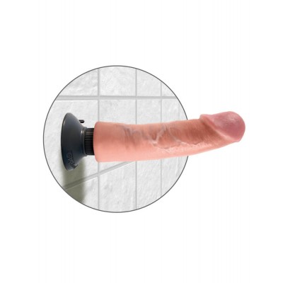 King Cock Vibrating Cock 23cm Nude King Cock Vibrating Cock 23cm Nude