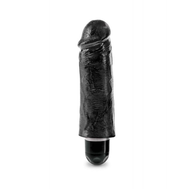 Realistic Vibrator King Cock Stiffy 13cm Black Realistic Vibrator King Cock Stiffy 13cm Black