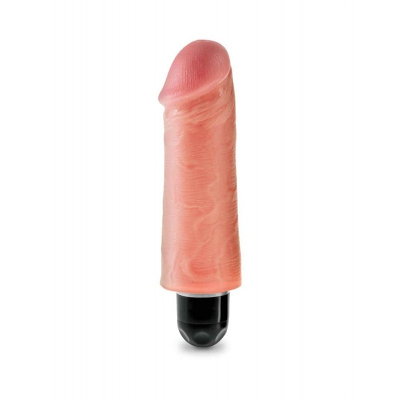 Realistic Vibrator King Cock Stiffy 13cm Nude