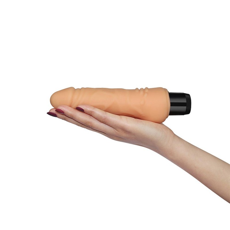 Realistic Vibrator Lovetoy Real Feel Cyberskin 4 19cm Nude