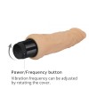 Realistic Vibrator Lovetoy Real Feel Cyberskin 9 20cm Nude