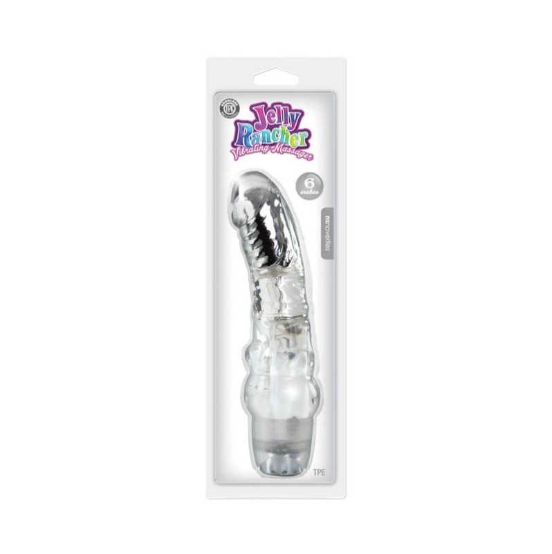 Realistic Vibrator Nsnovelties Jelly Rancher 19cm Clear