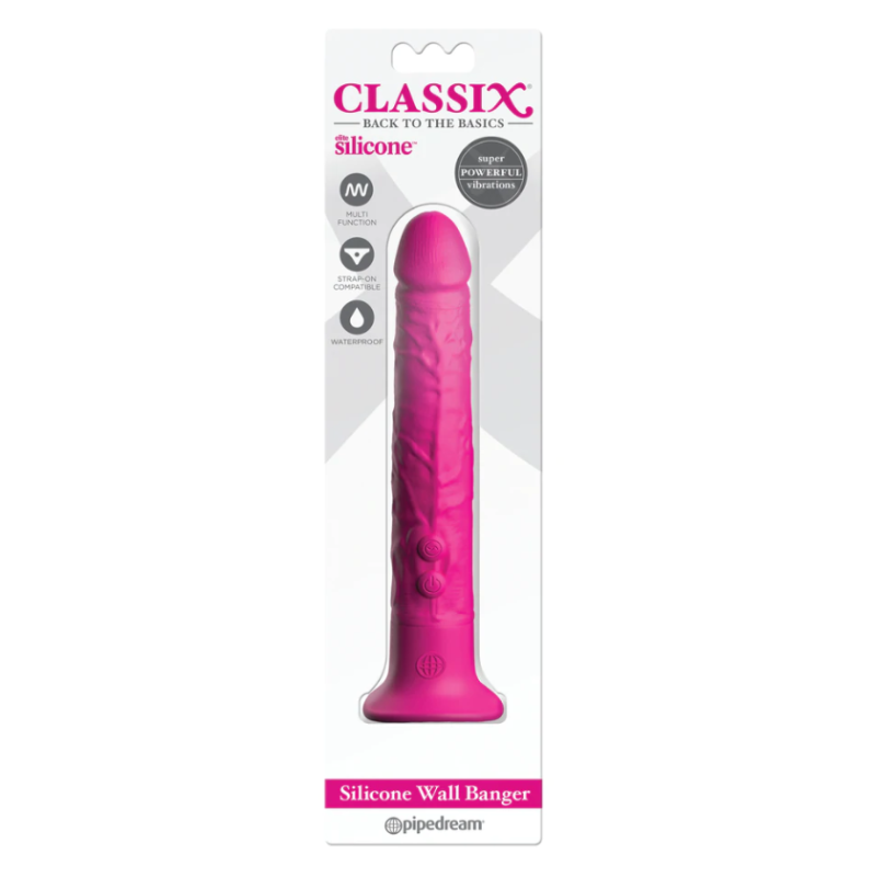 Realistic Vibrator Pipedream Wall Banger 2.0 19cm Pink