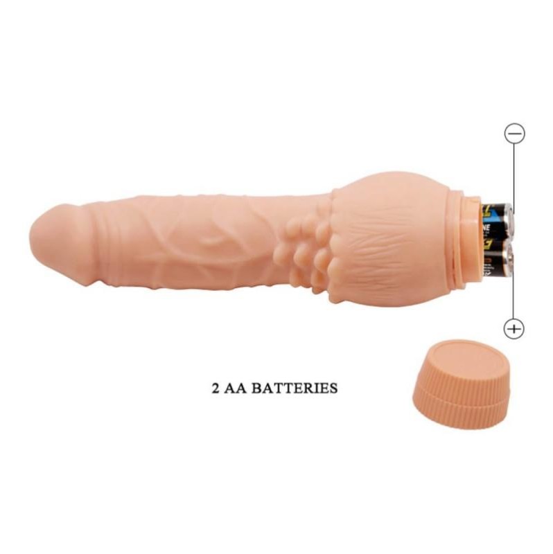 Realistic Vibrator Barbara Clark Multi-Speed 19.5cm Nude