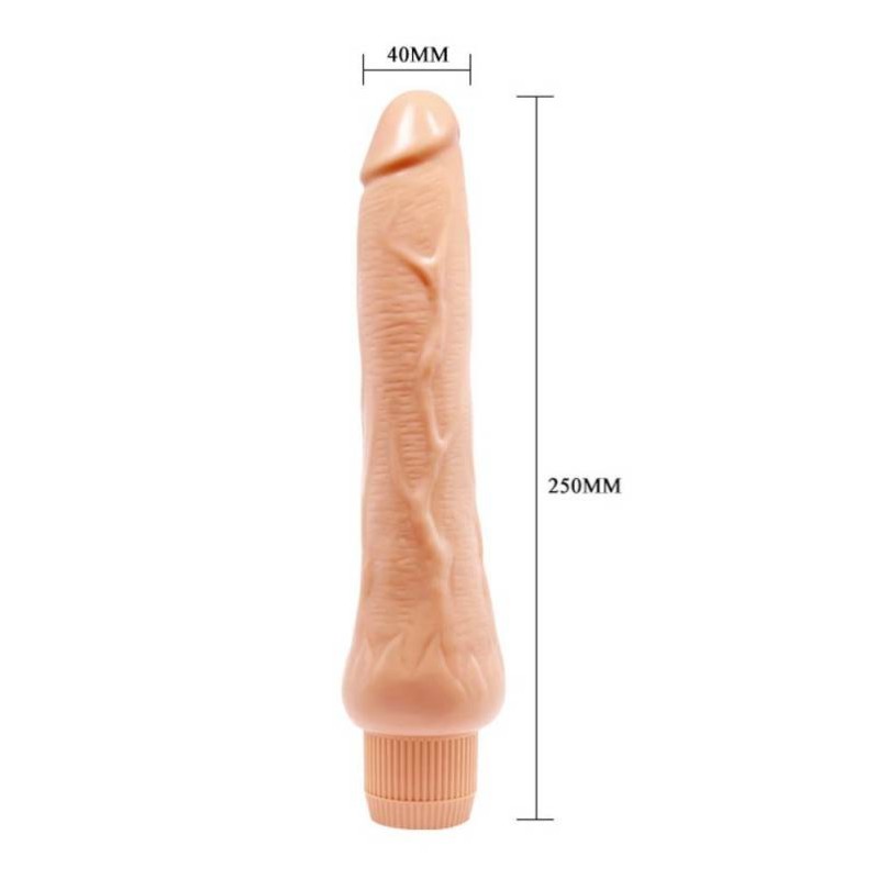 Realistic Vibrator Barbara Dryad Multi-Speed 25cm Nude