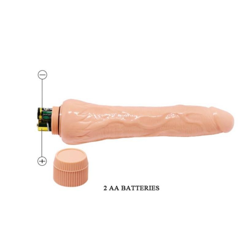 Realistic Vibrator Barbara Dryad Multi-Speed 25cm Nude